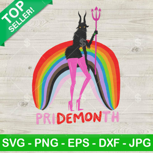 Pridemonth Demon Rainbow Lgbt Png