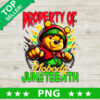 Property Of Nobody Juneteenth Pooh Bear PNG, Juneteenth Winnie The Pooh Sublimation transfer PNG