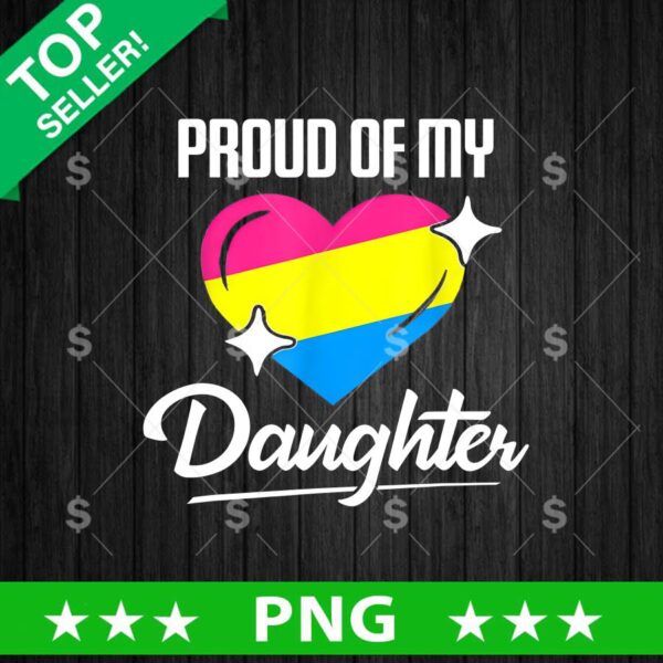 Proud Of My Daughter Heart PNG, Daughter Heart Sublimation transfer PNG
