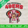 Sanfrancisco 49ers Dad And 2 Child PNG, Sanfrancisco 49ers Dad Sublimation transfer PNG