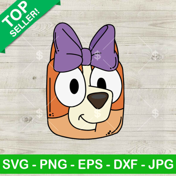 Bluey Minnie Mouse Bow SVG, Bluey Disney Mouse SVG, Bluey Friends SVG PNG Cut files