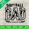Softball Dad Softball Player SVG