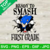 Sonic Ready To Smash First Grade SVG