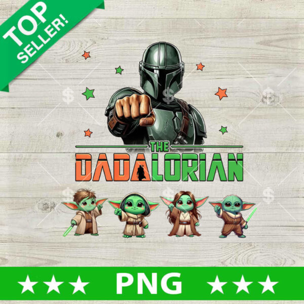 The Dadalorian Star Wars PNG, Dad Star Wars Bounty hunter Sublimation transfer PNG