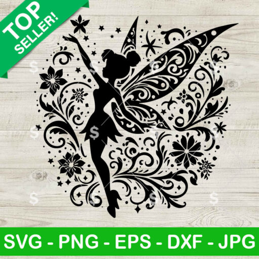 Tinkerbell Mandala Princess Svg