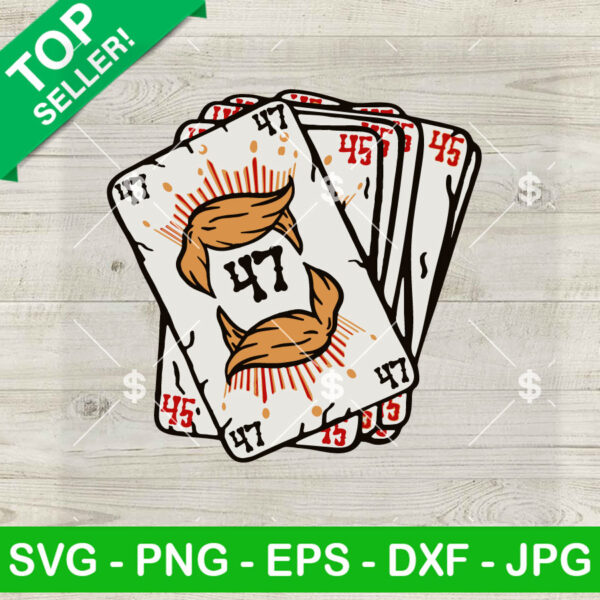Trump 47 Tarot Card SVG, Trump 2024 SVG, Western 4th Of July SVG PNG Cricut