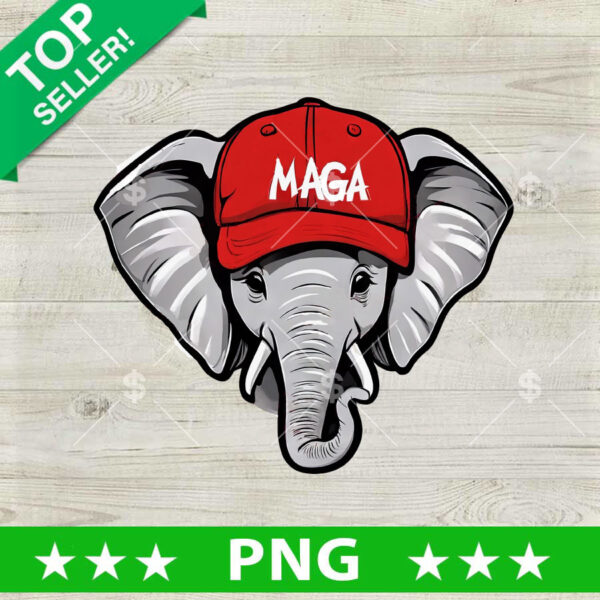 Trump Maga Elephant Vote PNG, Trump Maga Sublimation transfer PNG