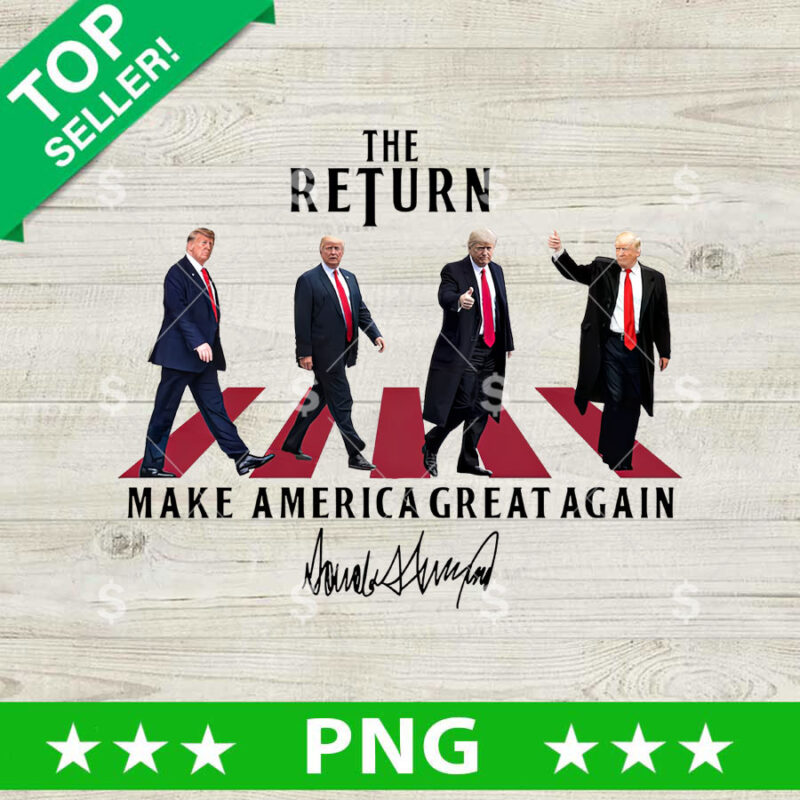 Trump The Return funny PNG, Trump The Beatles Sublimation transfer PNG