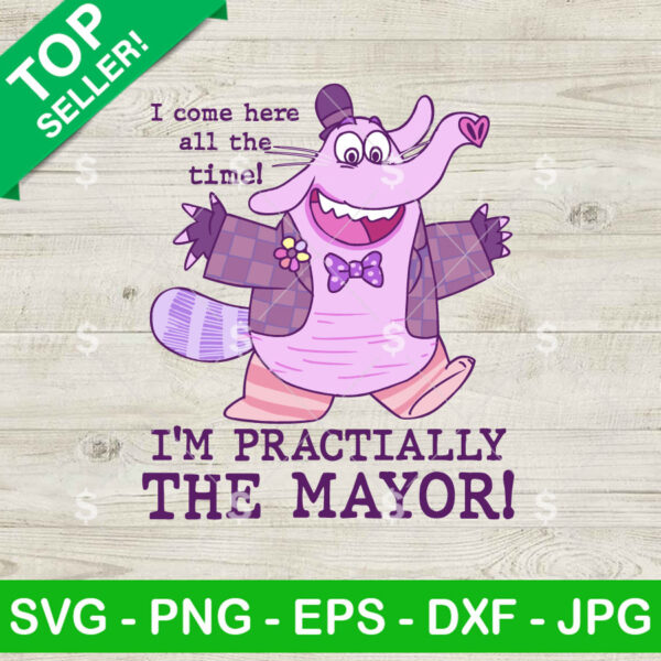 Bing Bong I'm Practically The Mayor Inside Out 2 SVG