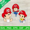 Funny Baby Super Mario SVG Bundle