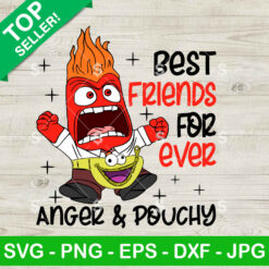 Best Friends Forever Anger And Pouchy SVG