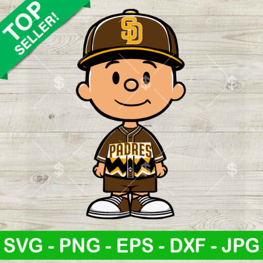 Charlie Brown San Diego Padres SVG