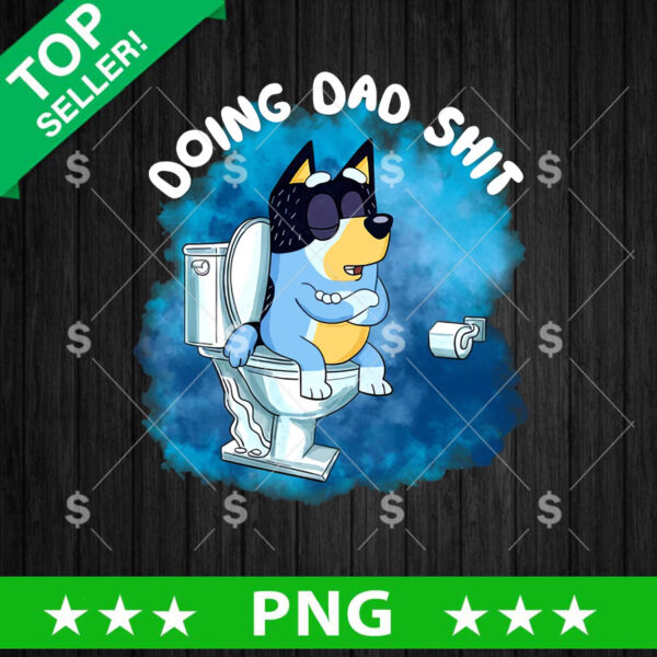 Bluey Doing Dad Shit PNG