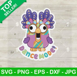 Bluey Chattermax Dance Mode SVG, Bluey Characters SVG, Cartoon SVG Cricut