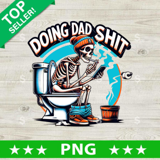 Doing Dad Shit Skeleton Dad Smoking Png