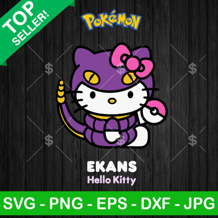 Ekans Hello Kitty SVG