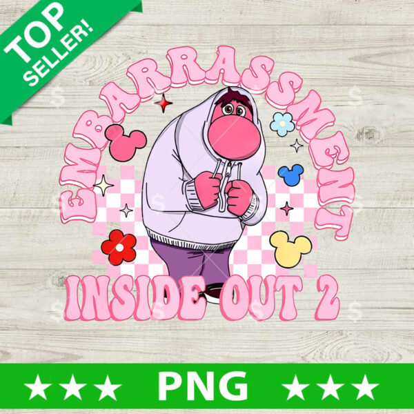 Embarrassment Inside Out 2 PNG