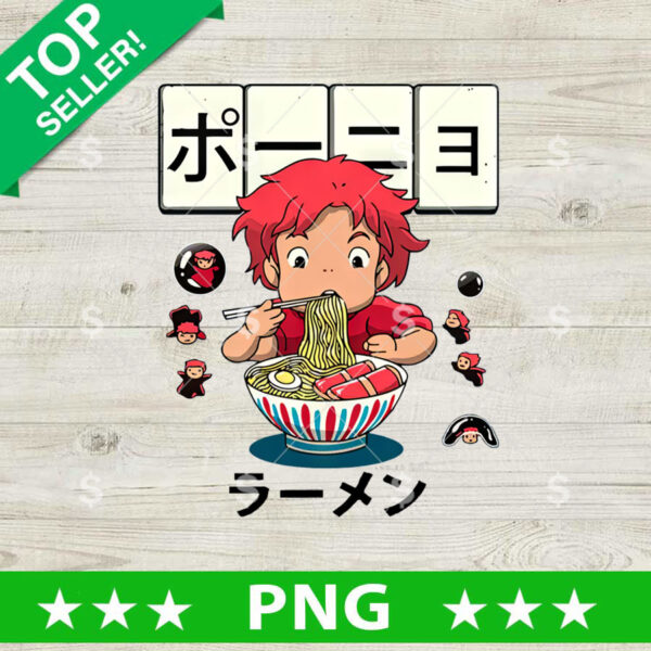 Ponyo very first Ramen PNG