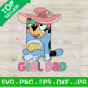 Bluey Bandit Girl Dad SVG