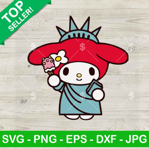 My Melody Kitty Statue Of Liberty Svg