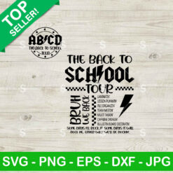 The Back To School Tour SVG