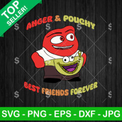 Anger And Pouchy Best Friends Forever SVG