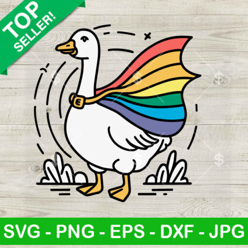 LGBT Goose SVG