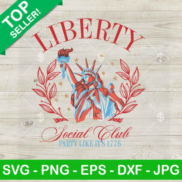 Statue Of Liberty Social Club SVG