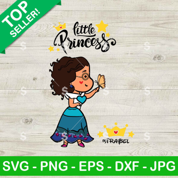 Chibi Little Mirabel Encanto SVG, Cute Mirabel SVG, Chibi Encanto Disney Movie SVG PNG Cricut
