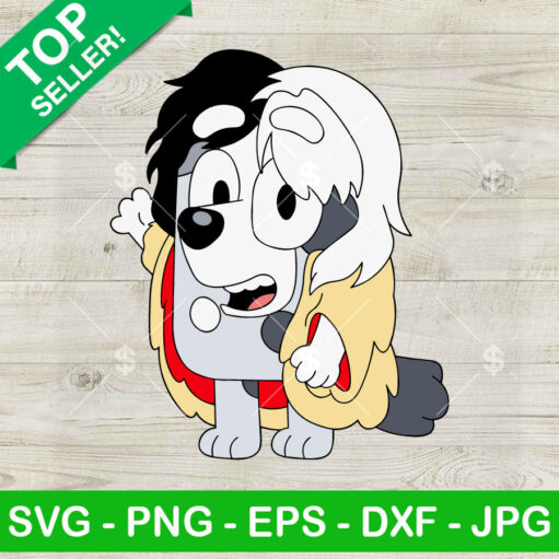 Muffin Bluey Cruella Svg