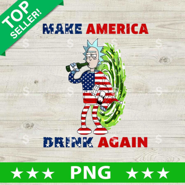 Morty Make America Drink Again PNG