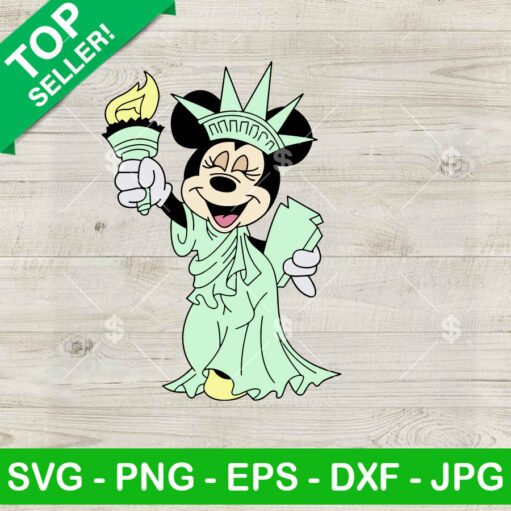 Minnie Statue Of Liberty Svg