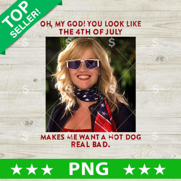 Oh My God You Look Like The 4th Of July Legally Blonde PNG