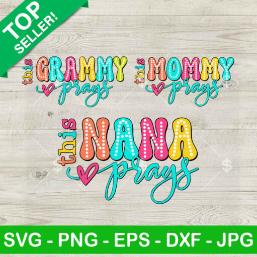 This Mommy Prays SVG Bundle