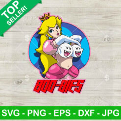 Funny Princess Peach Boo Bies SVG