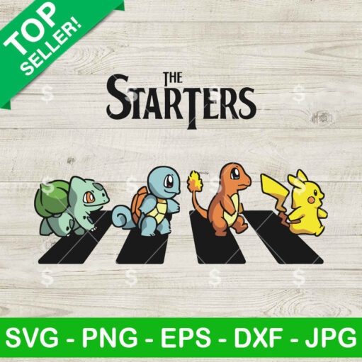 The Starters Pokemon Svg