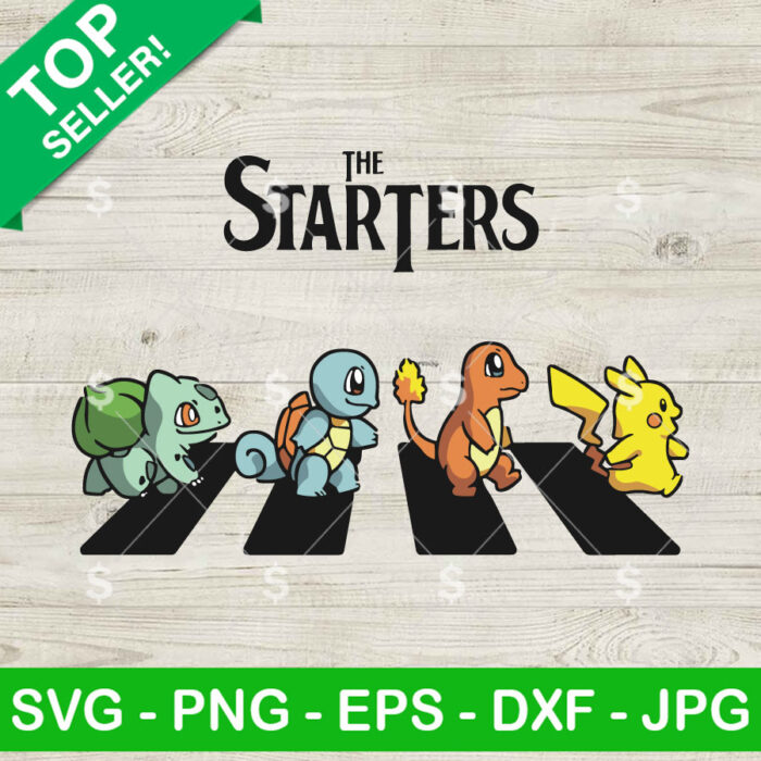 The Starters Pokemon SVG