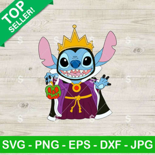 Stitch Evil Queen SVG