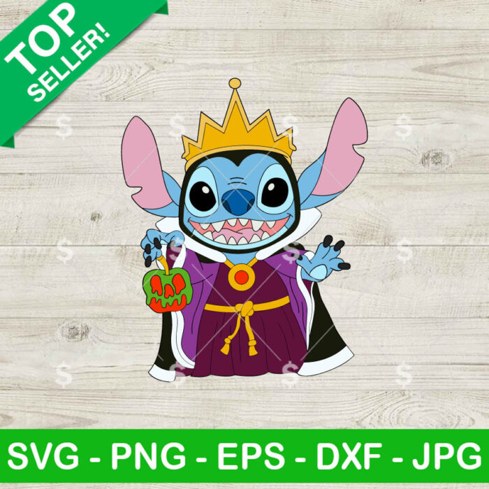 Stitch Evil Queen SVG