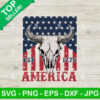 American Est 1776 Bull SKull SVG