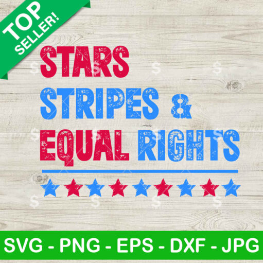 Stars Stripes And Equal Rights SVG