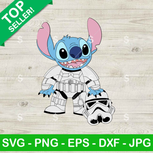 Stitch Stormtrooper SVG