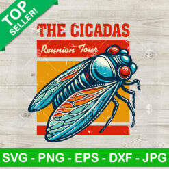 Vintage The Cicadas Reunion Tour SVG