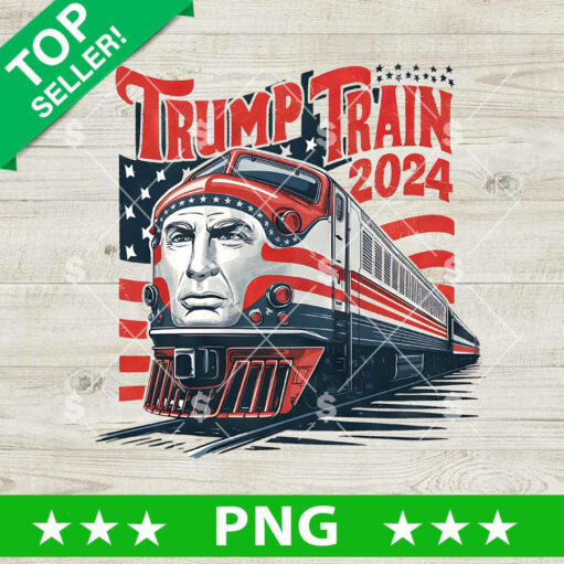 Trump Train 2024 Funny PNG, Trump Train Face Sublimation transfer PNG