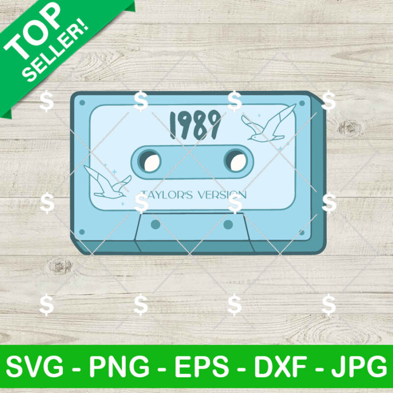 1989 Album Cassette Tape SVG