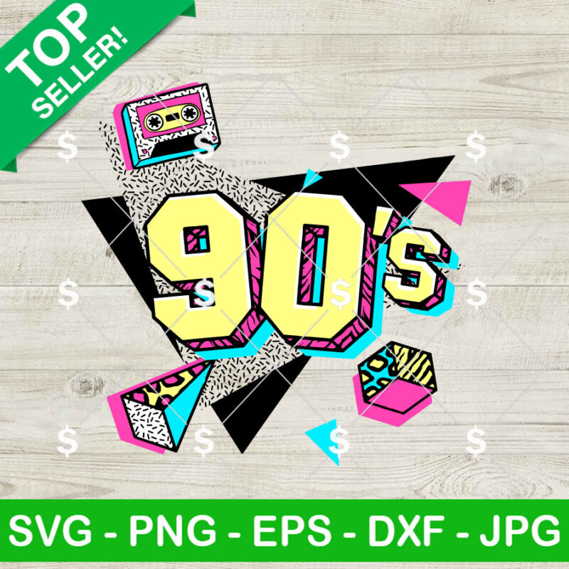 90s Girl Vibe SVG
