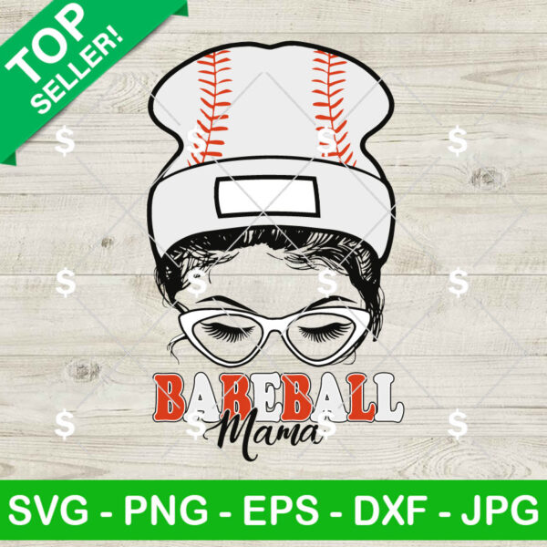Baseball Mama Beanie SVG