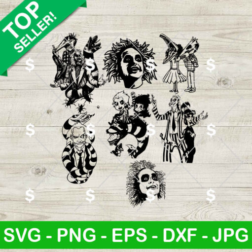 Beetlejuice Characters Svg Bundle