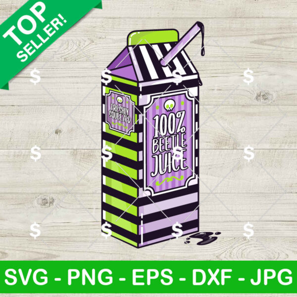 Beetlejuice Milk Horror SVG