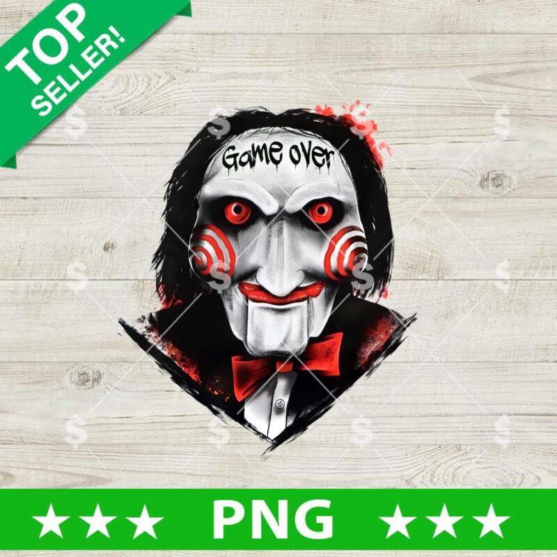 Billy the Puppet Saw PNG, Billy the Puppet Movie Sublimation transfer PNG
